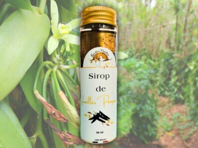 sirop de vanille pompona de guadeloupe