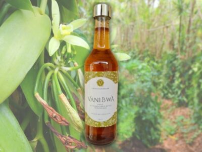 sirop de vanille bois bandé Vanibwa de guadeloupe