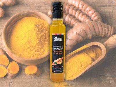 vinaigre au curcuma de guyane